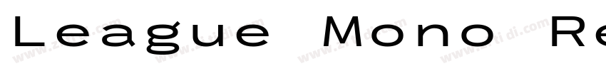 League Mono Regular字体转换